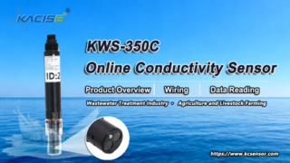 KWS-350C ऑनलाइन कंडक्टिविटी सेंसर अवलोकन, वायरिंग और डेटा रीडिंग