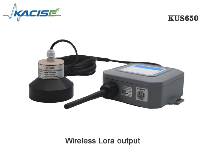 पीटीएफई/पीवीसी रेंज 15m आउटपुट RS485 या 0~5V वायरलेस अल्ट्रासोनिक पानी स्तर सेंसर
