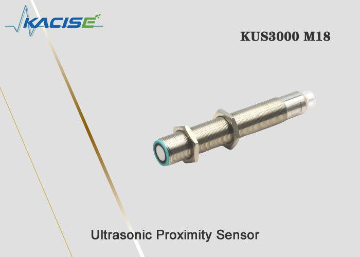 KUS3000 M18 कॉम्पैक्ट हाउसिंग अल्ट्रासोनिक निकटता सेंसर उच्च पुनरावृत्ति और 1 मीटर रेंज के साथ