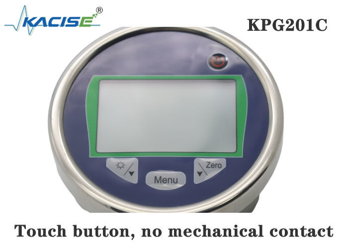 KPG201C टच बटन कोई मैकेनिकल संपर्क नहीं डेटा लॉगर और उच्च सटीकता 0.02% के साथ डिजिटल दबाव गेज