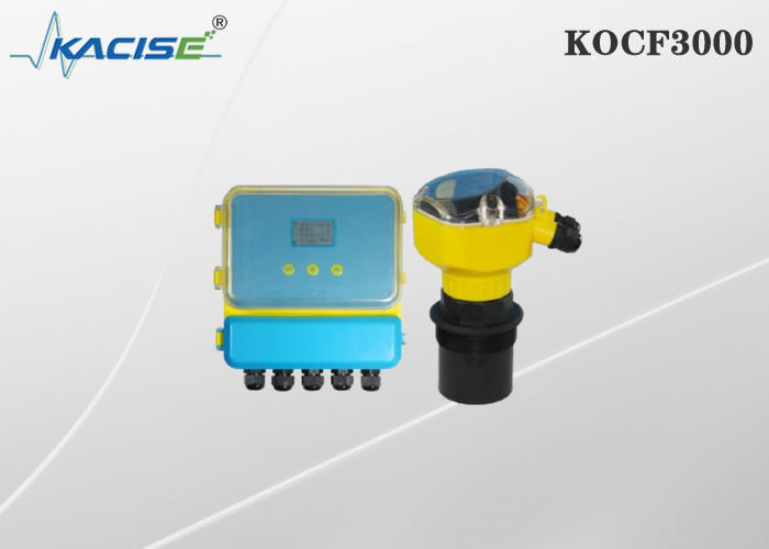 KOCF3000 0.5% माप सटीकता और संपर्क रहित माप के लिए MODBUS प्रोटोकॉल संचार के साथ अल्ट्रासोनिक ओपन चैनल फ्लोमीटर