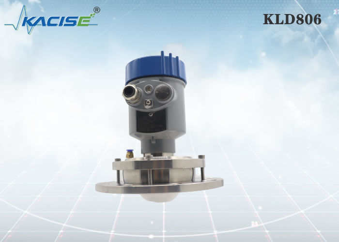सीमेंट साइलो के लिए KLD806 80G एफएम रडार लेवल सेंसर 80GHz फ्रीक्वेंसी फ्लैंज माउंटिंग और PTFE एंटीना के साथ