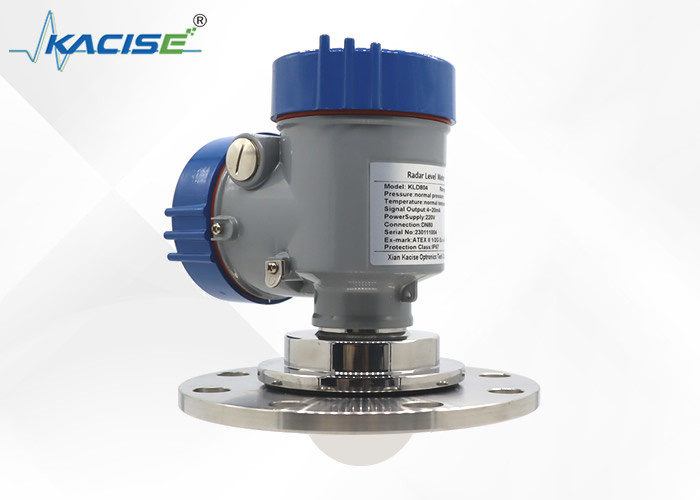 KLD804 4 - 20mA / RS485 76 मिमी लेंस एंटीना रडार स्तर सेंसर तरल और ठोस माध्यम के लिए