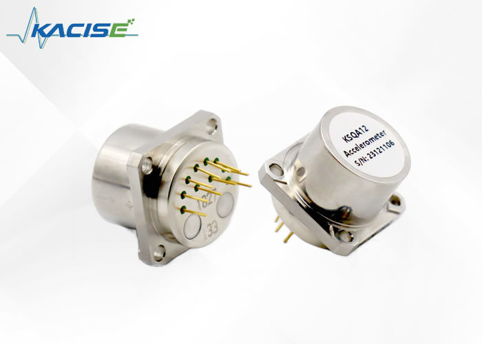 क्वार्ट्ज फ्लेक्सिबल एक्सेलेरोमीटर सेंसर ±12~±18V DC पावर, 0.6~1.3mA/g स्केल फैक्टर और सटीक माप के लिए ≤5mg बायस के साथ