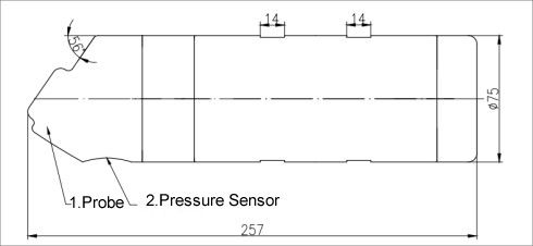 बाढ़ निगरानी के लिए ±1% प्रवाह दर सटीकता IP68 सुरक्षा और 10.8VDC~26.4VDC बिजली आपूर्ति के साथ अल्ट्रासोनिक डॉपलर फ्लोमीटर
