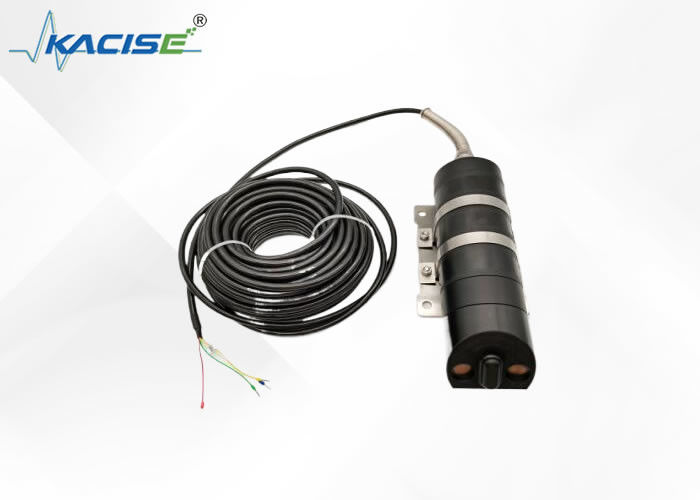 बाढ़ निगरानी के लिए ±1% प्रवाह दर सटीकता IP68 सुरक्षा और 10.8VDC~26.4VDC बिजली आपूर्ति के साथ अल्ट्रासोनिक डॉपलर फ्लोमीटर