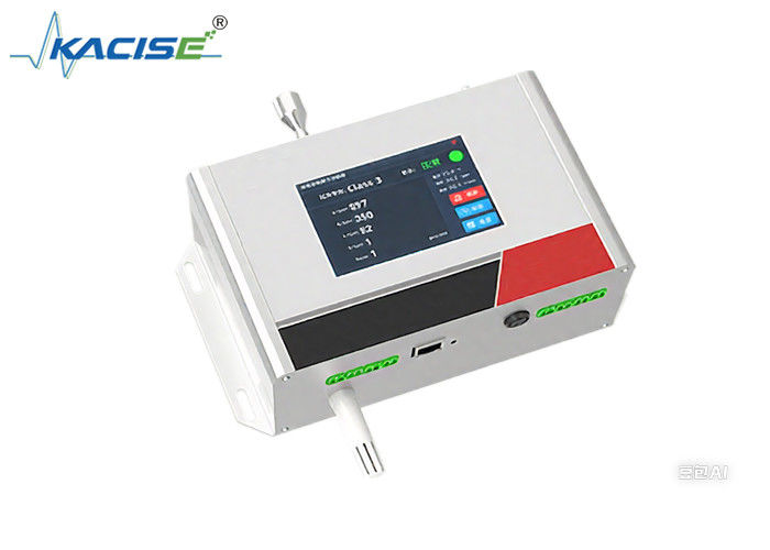 0.3-10μm कण आकार सीमा, 50%@0.3μm गिनती दक्षता और RS485 संचार इंटरफ़ेस के साथ ऑनलाइन धूल कणों का काउंटर OPC-203