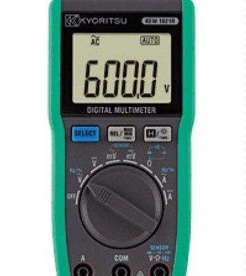 डायोड परीक्षण के लिए Kyoritsu 1021R डिजिटल मल्टीमीटर ओपन-लूप वोल्टेज 3.0V पावर स्रोत R03 1.5V × 2