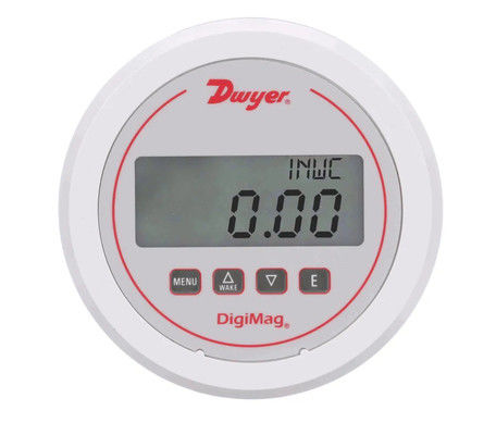 Dwyer DM-1000 DigiMag डिजिटल डिफरेंशियल प्रेशर गेज ± 1% सटीकता के साथ, स्टेनलेस स्टील सामग्री और 1/8 एनपीटी कनेक्शन