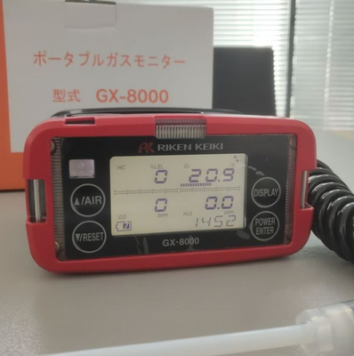HC H2S O2 का पता लगाने के लिए Riken Keiki RX-8700 3-गैस पोर्टेबल मॉनिटर