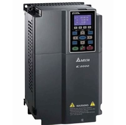 डेल्टा VFD110C43A फील्ड ओरिएंटेड कंट्रोल अंतर्निहित पीएलसी और बड़े एलसीडी एचएमआई कीपैड के साथ परिवर्तनीय आवृत्ति ड्राइव