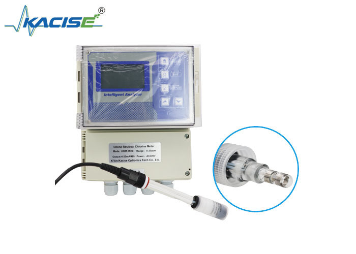 KSM-150B गैर झिल्ली सेंसर और 4-20mA आउटपुट के साथ दीवार माउंट अवशिष्ट क्लोरीन मीटर