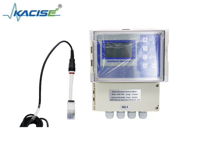 KSM-150B गैर झिल्ली सेंसर और 4-20mA आउटपुट के साथ दीवार माउंट अवशिष्ट क्लोरीन मीटर