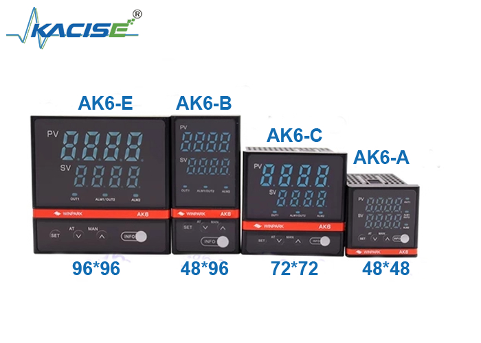 AK6 Series Temperature Controller Thermostat with ±0.5%FS Accuracy and 180V ∼ 240V एसी पावर