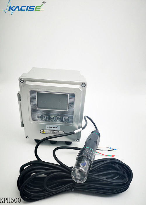 KPH500 PH सेंसर 0-14PH माप सीमा IP68 सुरक्षा और स्वचालित तापमान मुआवजा के साथ पानी की गुणवत्ता विश्लेषक