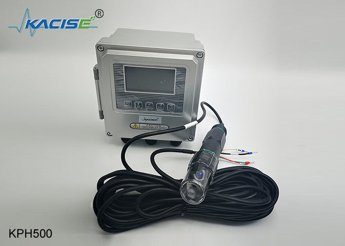 IP68 सुरक्षा समुद्री जल की गुणवत्ता की निगरानी के लिए स्वचालित तापमान मुआवजे के साथ पीएच सेंसर (0-60°C)